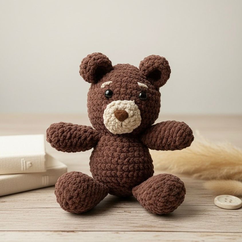 Osito crochet hecho a mano
